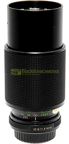 Vivitar zoomobjektiv 70/205mm f3,8 MC Macro fokus för Pentax K-kameror.
