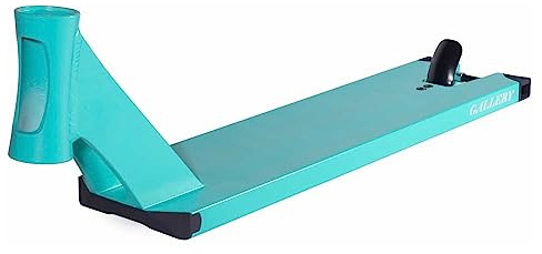 Centrano Antics Gallery Scooter Deck Unisexe pour Adulte, Bleu pétrole, 19,5 cm
