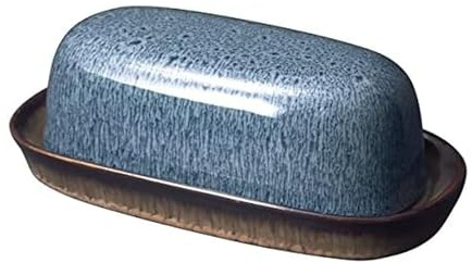 Pfaltzgraff Monroe Blue Covered Butter Dish, 8-Inch