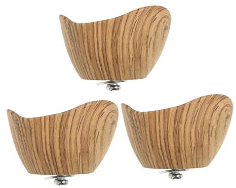 KONTONTY 3Pcs Wood Pot Lid Cover Handles Heat Resistant Knobs for Pan Lids and Stylish Pot Knob Holders for Kitchen Cookware Fit