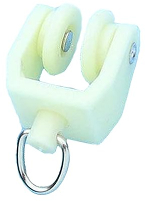 Fendawn Strive 60 Stück Vorhang Schiene Roller Haken Doppelrolle Gleiter Läufer Rad Vorhang Schiene Gleiter Schiene
