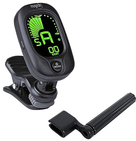 Cherub Musedo T-2046BD Clip-on Tuner Chromatisches Stimmgerät + keepdrum Saitenkurbel