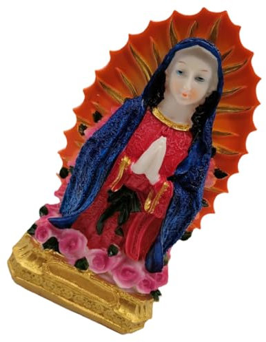 TOPBATHY Jungfrau Maria Statue Kunst Mutter-Maria-Statue Dekoration Der Statue Der Jungfrau Maria Figuren Der Jungfrau Maria Katholische Marienstatue Religiöses Harz Skulptur Einfach