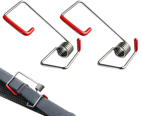 Windshield Wiper Arm Pressure Spring Booster | 2 Stück Wischerarm Booster Feder | Scheiben Wischerarm Druckfeder Verstärker | Metall Scheibenwischer Booster | Scheibenwischer Spannfeder
