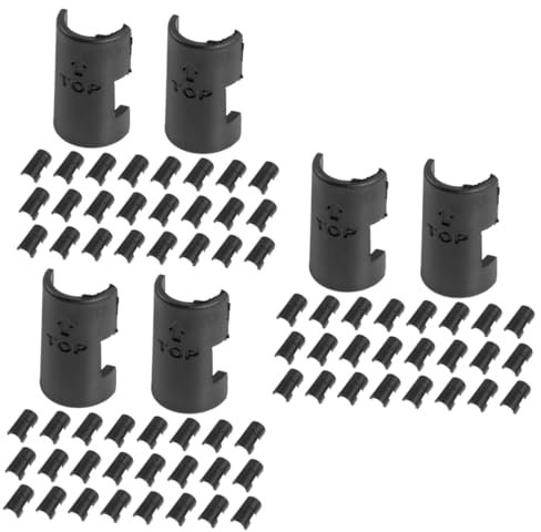OSALADI 72stücke Teiliges Von Stabilen Drahtregal-clips Geeignet Für Rohrdurchmesser Langlebige Regallock-elemente Für Sichere Aufbewahrung Und Einfachen Austausch
