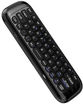budiniao Fly Pour Air Mouse Mini clavier sans fil Smart Voice Télécommande compatible Bluetooth Claviers de jeu portables pour ordinateur