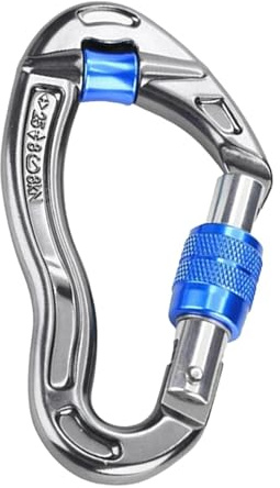 Karabiner Zum Klettern Auf Felsen - Hochfeste Kletterkarabiner Aus Aluminiumlegierung - Großer Sicherheitsclip Zum Klettern Auf Felsen, Doppelseilabstieg Und Bergsteigen