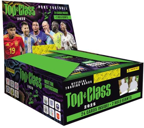 Panini FIFA Top Class 2025 Trading Cards (Fatpack Box mit 10 Fatpacks)