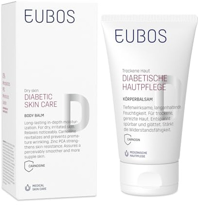 BÁLSAMO CORPORAL DE EUBOS PIEL DIABÉTICA: loción corporal para personas con diabetes | Hidrata en profundidad | Para una piel suave | Recomendado por diabetólogos | 150ml