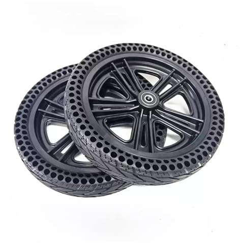 1 Paar 12 Zoll/30cm Rollstuhlräder Vollgummi Gummi Reifen, Hinterrad Ersatz Geeignet für Elektrische Rollstühle Räder