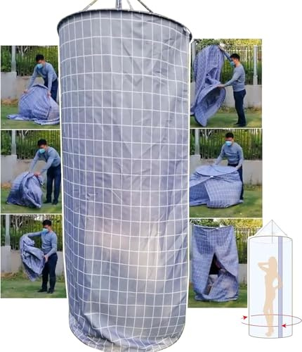Pop-Up-WC-Zelt – Camping-Dusche, Sichtschutzzelt, Outdoor-tragbare Umkleidekabine zum Duschen und Umziehen, leicht und einfach aufzubauen