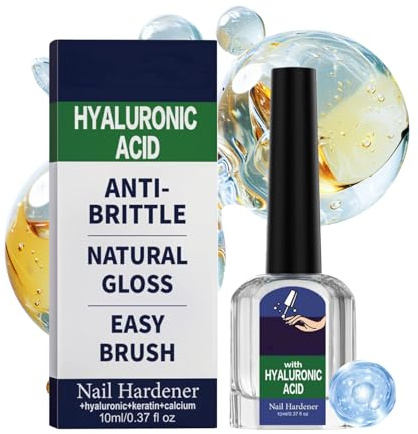Durcisseur Et Fortifiant Pour Ongles - 11 Ml Durcisseur Extra Fort Et Stimulant La Pousse, Soin Quotidien Hydratant Intense, Soin À L'acide Hyaluronique Enrichi En Vitamine E Et Huile De Jojoba