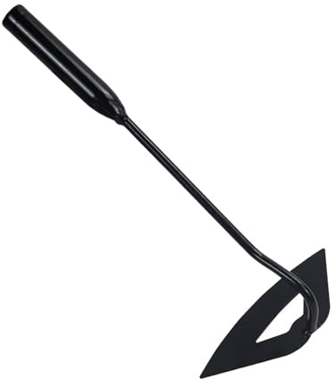 Ronyme Zappa da Giardino Zappa Manuale in Acciaio Multifunzionale Strumento Portatile per la rimozione delle Erbacce Sarchiatore Manuale per aratura