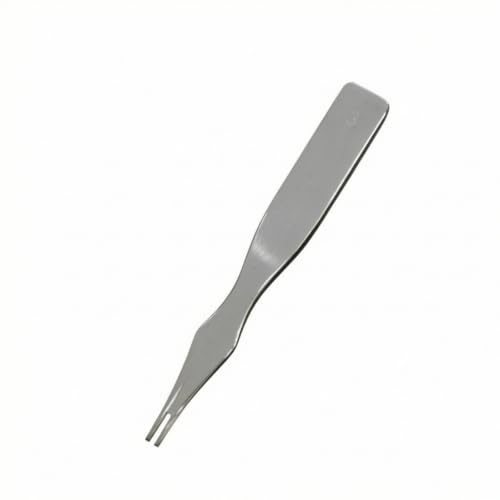 Colcolo Attrezzo per Cuoio a Punzoni per Cucitura Manuale con Doppia Forcella Foratore Marcacuce Bulino Acciaio con Superficie Levigata E Scorrimento Adatto, Distanza Tra I Denti 3.0mm 2 Denti