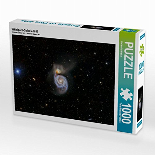 CALVENDO Puzzle Whirlpool-Galaxie M51 | 1000 Teile Lege-Größe 64 x 48 cm Foto-Puzzle für glückliche Stunden