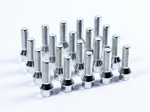 20 Bolzen Radschraube Schraube Kegelbund Kegelkopf M12x1,25-30mm Gewindelänge