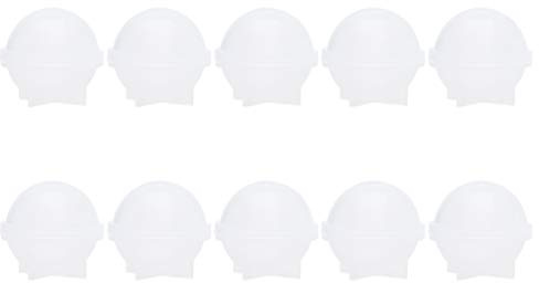 Healifty 10 pezzi in silicone stampi in resina Pianeti forma a sfera per fai da te artigianato gioielli sapone candela Machen 2 cm