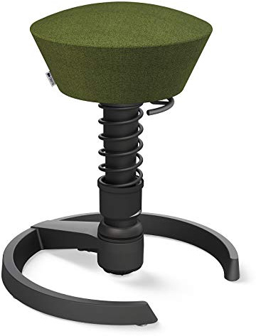 aeris Swopper – Ergonomischer Hocker – Bürohocker höhenverstellbar – Vielseitiger Sitzhocker für einen gesunden Rücken – Bürostuhl ohne Rollen, Feder Standard