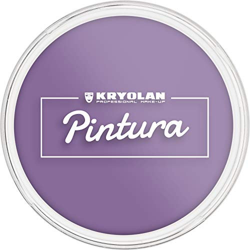Kryolan Pintura Water Color Schminke 25ml, Farbe: Purple, Waschbar, Vegan, ohne Parfüm, ohne Parabene, Glutenfrei - ideal für Kinder, Party, Karneval, Fasching & Halloween
