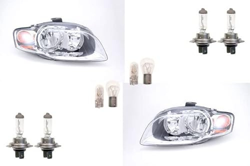 Johns, Scheinwerfer Halogen passend für Audi A4 8E 11/04-06/08 Leuch. Satz Links Rechts