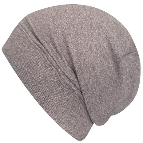Wollhuhn ÖKO Leichte Mädchen/Jungen Beanie-Mütze Bündchen Elastisch Übergangszeit/Sommer Kinder-Mütze Baumwolle (Öko-Stoffe, Bio) 22222235 (Uni, Einfarbig Rehbraun, S)