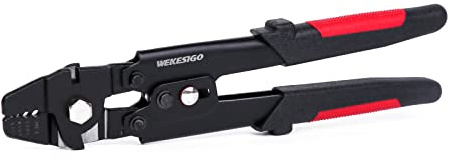 WEKESIGO Wire Rope Swager Wire Rope Swaging Tool for Crimping Fishing Lines Up To 2.2mm 3/32inch (WKS-711)