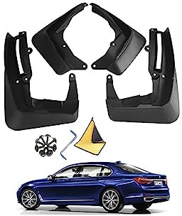 Parafango, for B-MW Serie 7 G11/G12 2017-2023 Paraspruzzi Anteriori e Posteriori Personalizzati Stampati Paraspruzzi Parafanghi Kit Accessori Auto da 4 Pezzi