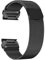 ZoRoll QuickFit 26mm Bracelet Compatible avec Garmin Fenix 7X Pro/7X/6X/6X Pro/5X/5X Plus, Inoxydable Metal Sangle de Remplacement magnétique Compatible avec Garmin tactix 7 AMOLED/7 Pro - Noir