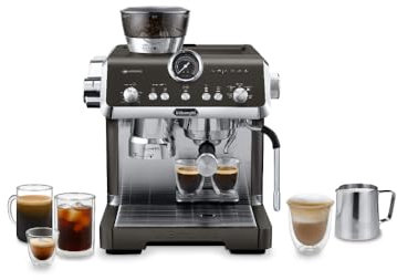 De'Longhi La Specialista Opera EC9555.BK - Cold Brew e Espresso Cool, montalatte professionale, tecnologia di macinazione a sensore, kit barista, 1550 W, colore: Nero