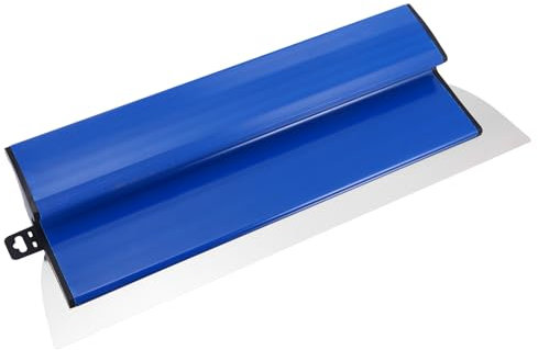 Spatole per Stucco, Cazzuola Muratore Frattazzo per Rasatura, Stucco per Cartongesso Con Impugnatura a Forma Di Z, Finitura Del Rivestimento in Cemento Strumento per Intonacare Rapidamente, 40cm-Blu