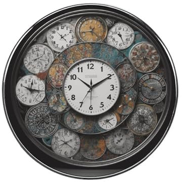 Starker magnetischer Kühlschrankaufkleber, Uhr-Kunstdruck, Kühlschrankaufkleber, dekorative Kühlschrankmagnete für Zuhause und Büro