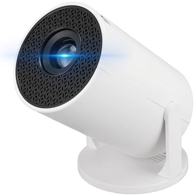 Piccolo Proiettore 1080P, Wireless Fidelity, LED Orientabile a 270°, Proiettore Cinematografico Portatile per Telefono USB TV Stick Laptop, Schermo Gigante da 150 Pollici