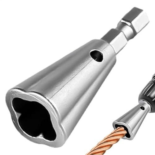 Outil de torsion de fil | Pilote de connecteur de fil métallique – Douille de torsion de fil multi-usage, gadget robuste pour perceuse électrique