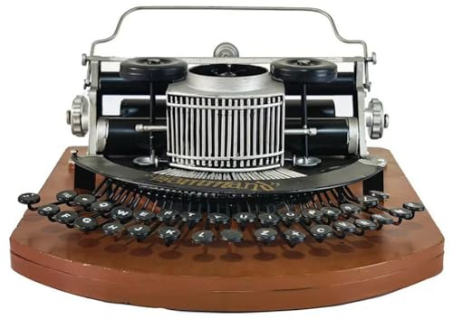 Suoumwa Vintage Typewriter Requisite Model Dekoration Display Fotografie Vintage Schreibmaschine Schmelzte Oramente Retro Nostalgische Alte Objekte Vintage Metall Dekoration