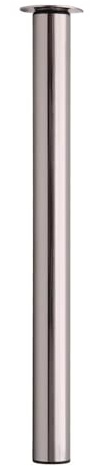 GREENSAPPIRE Table Leg Adjustable Height 710mm-1100mm Breakfast Bar Worktop | Support Table Leg Brushed Steel for Furniture Dining Table Coffee Table Bar Table (Nickel Brushed, 1 PCS)