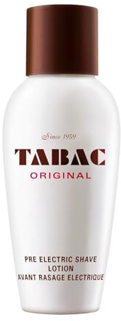 Tabac Original | Förrakningslotion för elektrisk rakapparat - Förbered huden före rakning med elektrisk rakning - med doften av originalet | 150 ml
