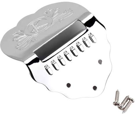 YIGZYCN Accesorio plateado de 8 cuerdas para mandolina diseñado con precisión para instrumentos musicales, color plateado