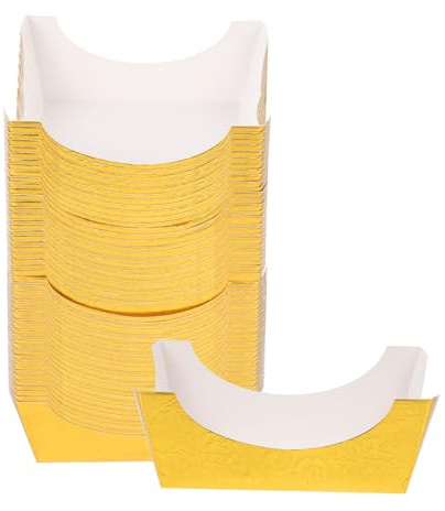 Tofficu Pirottini Quadrati in Carta per Cupcake e Muffin 100 Pezzi Resistenti a Olio e Acqua, per Compleanni e Feste