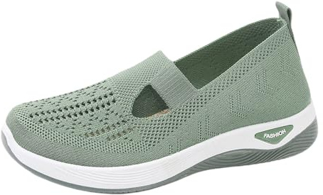 Zapatillas Ortopedicas para Mujer Zapatos sin Cordones para Caminar Ortopedicos Zapatos Mujer Comodos y Ligeros Sandalias Transpirables y Antideslizantes Zapatillas Malla