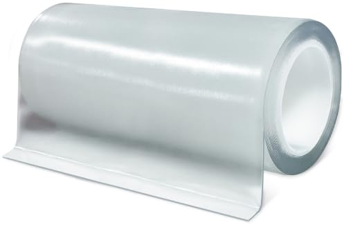 Birllaid Nastro di riparazione impermeabile trasparente, 1 rotolo da 3 m x 13 cm, kit di riparazione per tende, tende da sole, tela pop-up, camper, teloni, kit di riparazione per tubi dell'acqua