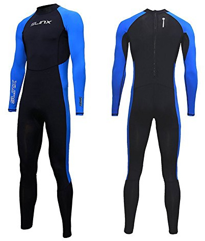 Full Body Dive Wetsuit Sports Skins Rash Guard for Men Women, UV Protection Long Sleeve One Piece Swimwear for Snorkeling Surfing Scuba Diving Swimming Kayaking Sailing Canoeing (XL)