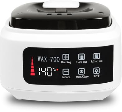 Wachsheizung, warmwachs haarentfernung,Automatische Temperaturregelunghaarentfernungs Wachswärmer,Svnteak Wachswärmer 500 Ml For Frisier Cremes&Wachs Für Arme,Beine,Gesicht(Wachswärmer)