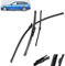 Scheibenwischer vorne und hinten, für BMW 3er 320d 330d 335d 316d 318d 320i 328i Touring, für Kombi F31 2011–2019 Scheibenwischer