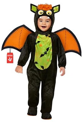 Morph Fladderdräkt Pojke, Fladdermuddräkt Flicka, Bladcielago Baby kostym, Halloween Bat Pojke, Fat kostym Pojke, Kostym Halloween Barn Murcielago Storlek T1