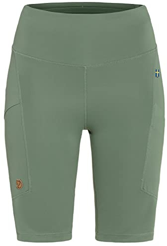 Fjallraven 87138-614 Abisko Short Tights W/Abisko Short Tights W Pantaloncini Donna Patina Green Taglia M