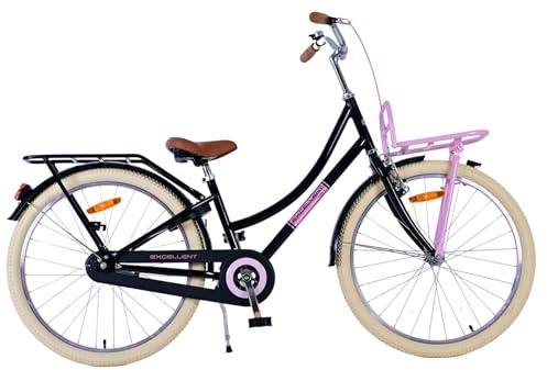 Volare Excellent 24 Black - CB with Front Carrier