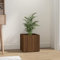 Vopese Jardinera de Madera contrachapada marrón Roble 40x40x40 cm Adecuado para Plantar Plantas y Flores, macetas de Exterior adecuadas para terrazas, Balcones y Patios
