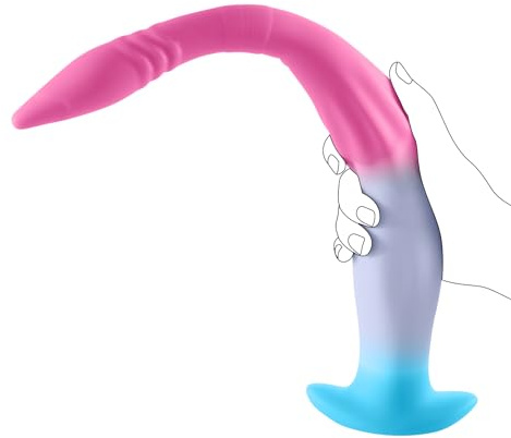 41cm Long Butt Plug Weichen Analdildo, Flexibler Lange Analplug Anus Dilatator Masturbation Sexspielzeug für Frauen SM-Spiel Männer (16IN)