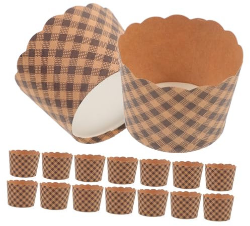 Hoement 50pcs Paper Muffin Cases Cupcake Baking Wrappers Decorative Muffin Cups