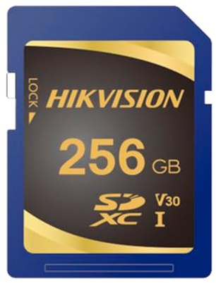 Tarjeta de Memoria Hikvision - Capacidad 256 GB - Clase 10| Velocidad de Escritura 85 MB/s - hasta 3000 ciclos de Escritura - Velocidad de Lectura 95 MB/Escritura 85 MB/s - Formato SDXC